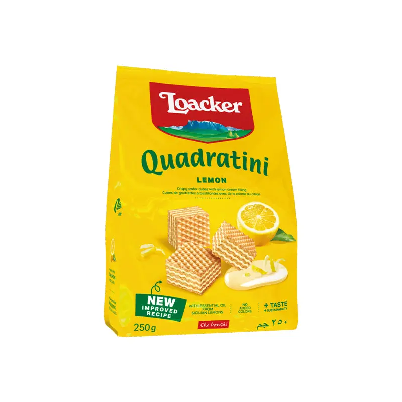 LOACKER - QUADRATINI LEMON 250GR