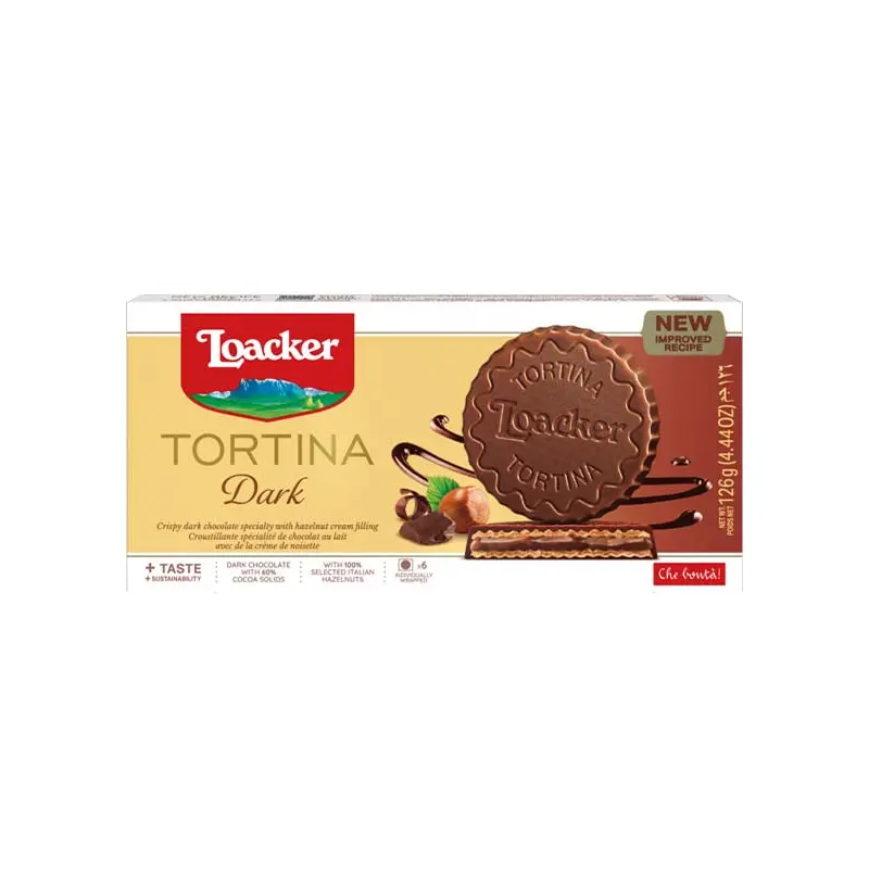 LOACKER - TORTINA DARK 126GR