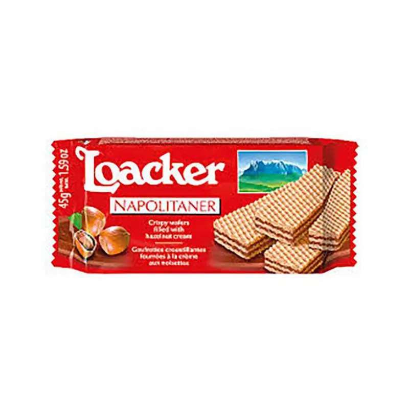 LOACKER - WAFER HAZELNUT 12x45GR