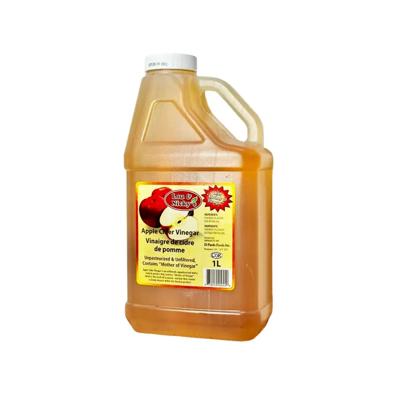 LOU AND NICKYS - APPLE CIDER VINEGAR 12x1 LT