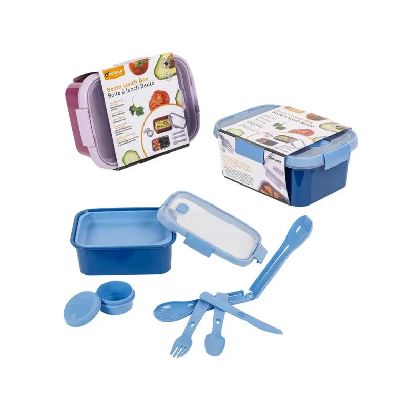 LUCIANO - 2TONE BENTO LUNCH BOX  2 COLORS EA