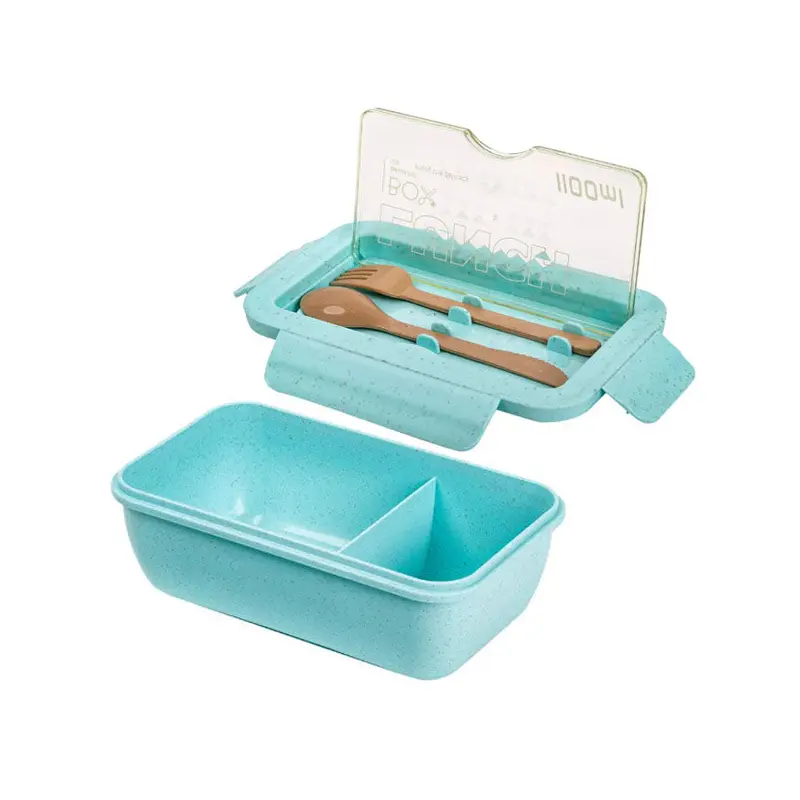 LUCIANO - BENTO LUNCH BOX WITH CUTLERY 2COLORS EA
