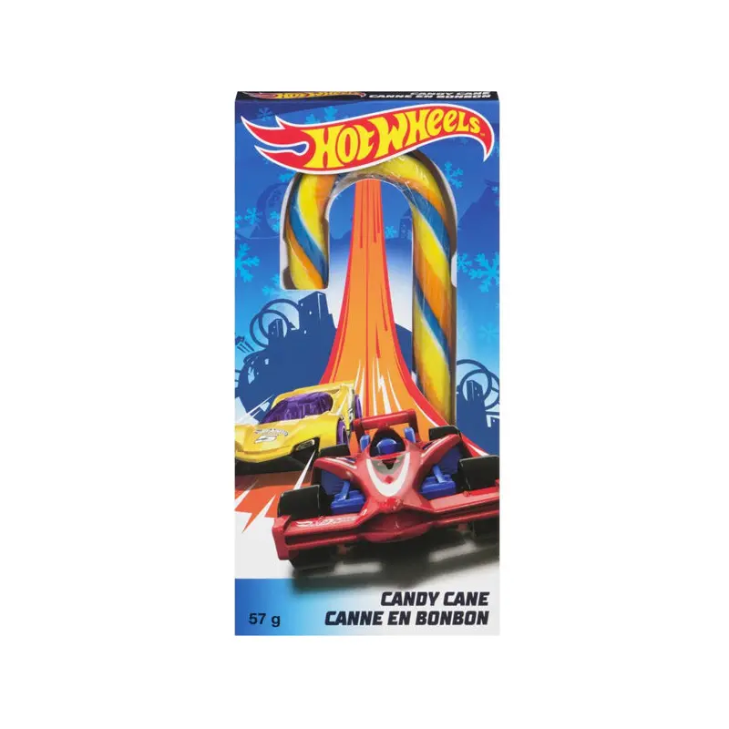 LICENSED CANES - HOT WHEELS GIANT CANDY CANE 57GR