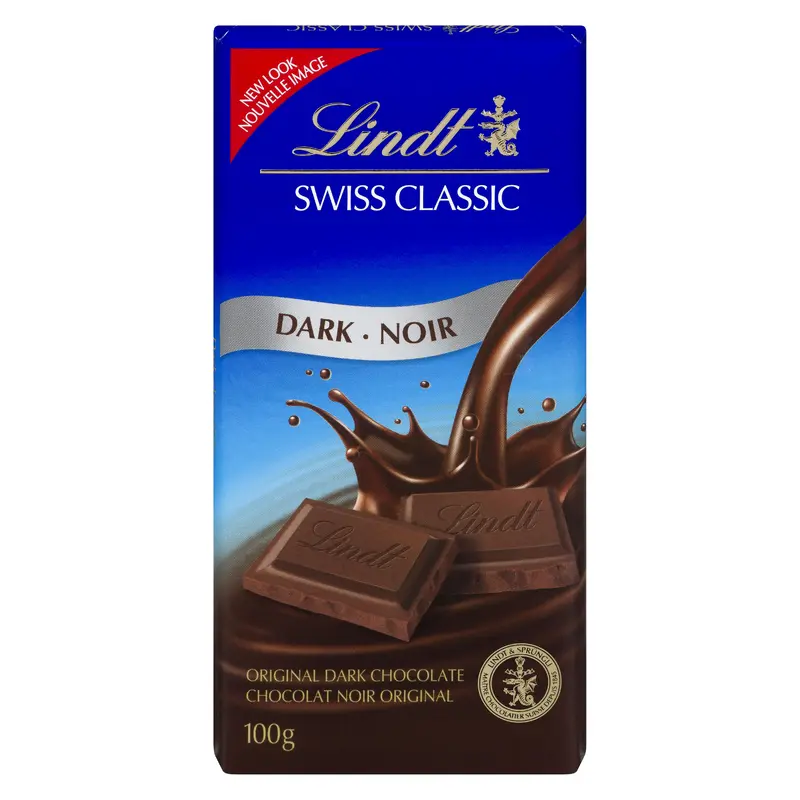 LINDT - SWISS CLASSIC DARK CHOCOLATE 100GR