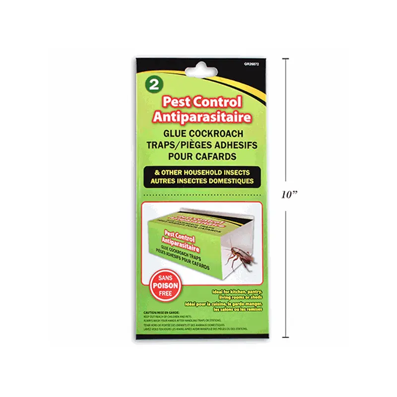 LINK - 2PK PEST CONTROL COCKROACH TRAP 9INx3.5IN