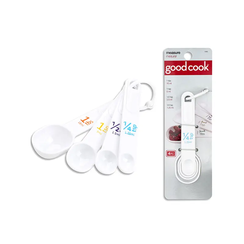LINK - PLASTIC MEASURING SPOON SET 4PK EA