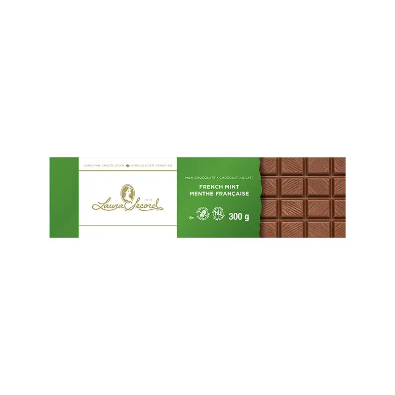LAURA SECORD - MINT CHOCOLATE BAR 300GR