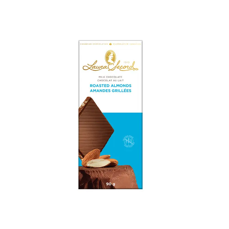LAURA SECORD - ROASTED ALMOND BAR 90GR