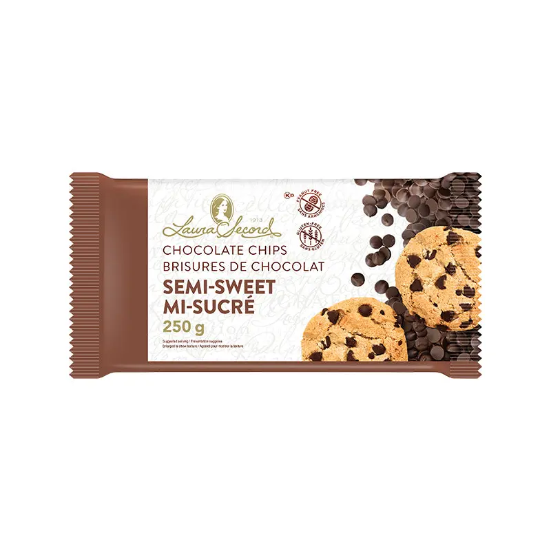 LAURA SECORD - SEMI-SWEET CHOCOLATE CHIPS 250GR
