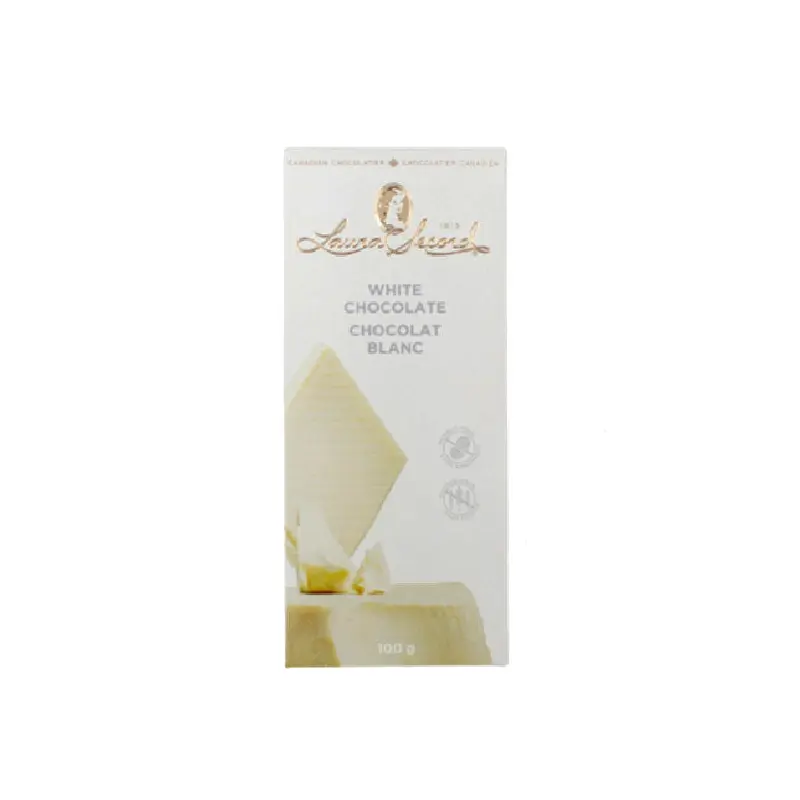 LAURA SECORD - WHITE CHOCOLATE BAR 100GR