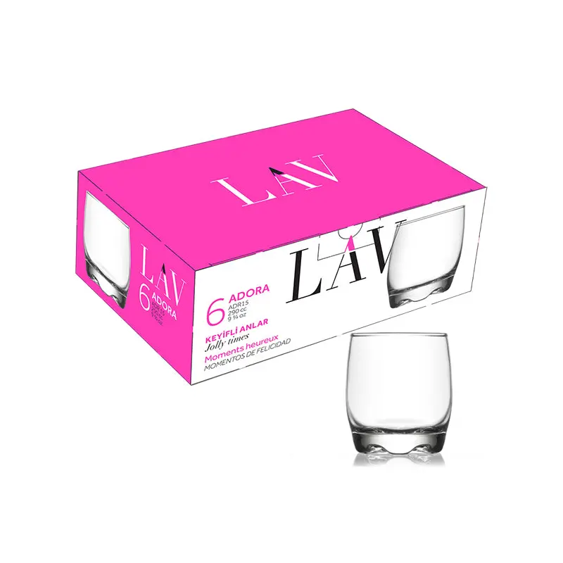 LAV - WHISKY GLASSES 6EA