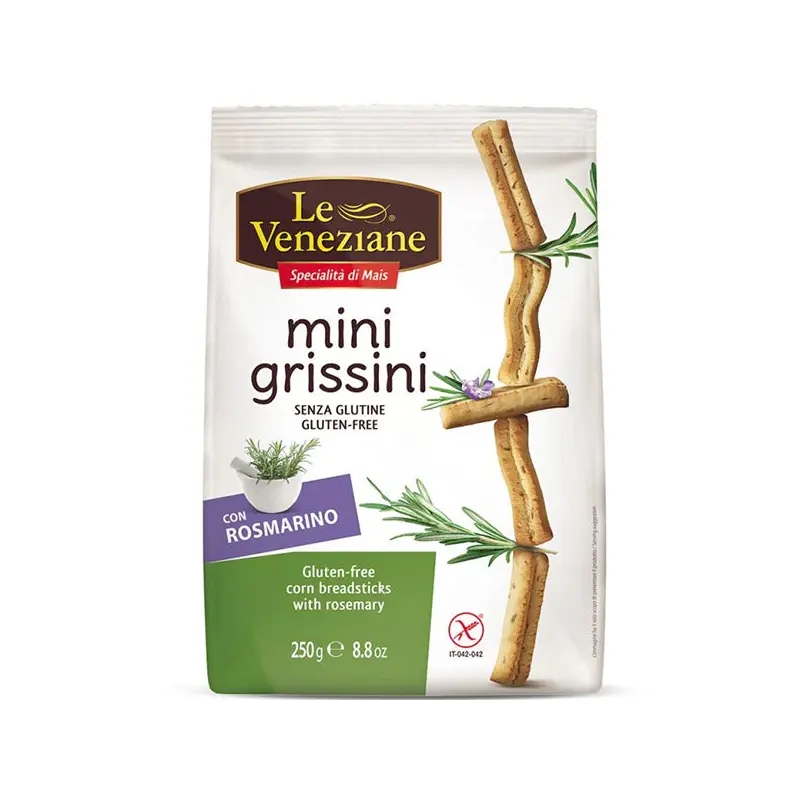 LE VENEZIANE - MINI GRISSINI ROSEMARY GLUTEN FREE 250G