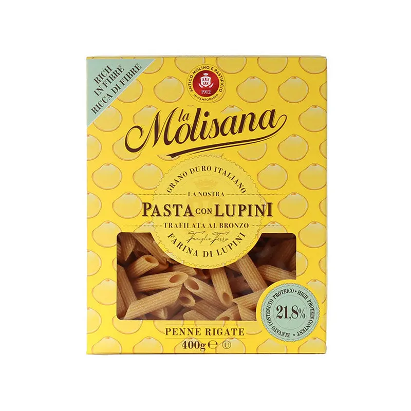LA MOLISANA - LUPINI PENNE RIGATE 12x400 GR