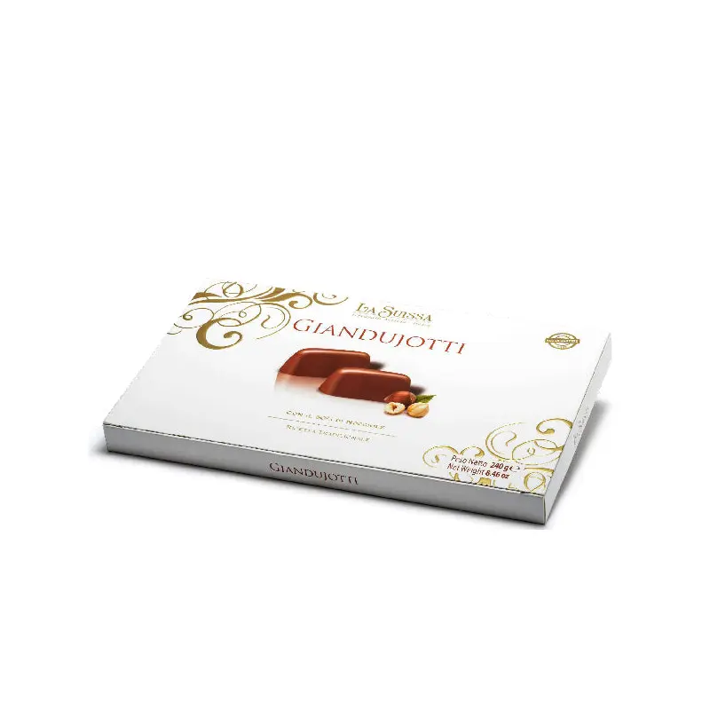 LA SUISSA - GIANDUIOTTI ORO IN  WHITE GIFT BOX 240GR