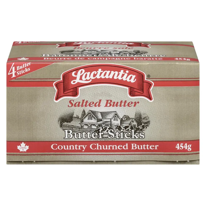 LACTANCIA - BUTTER STICKS SALTED 454GR
