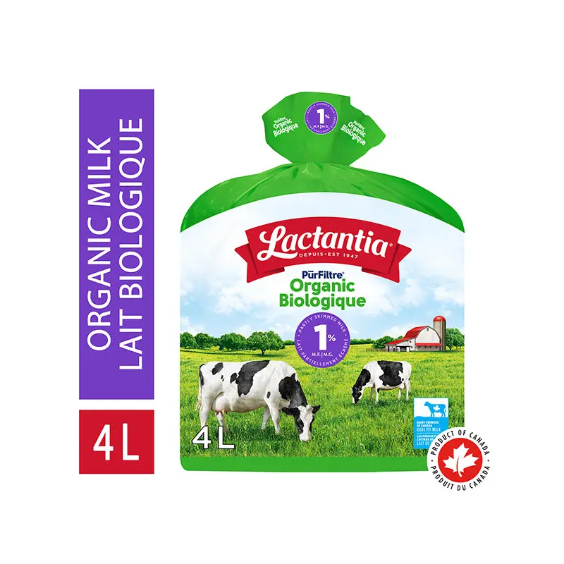 LACTANTIA - PURFILTRE 1% ORGANIC MILK 4x4 LT