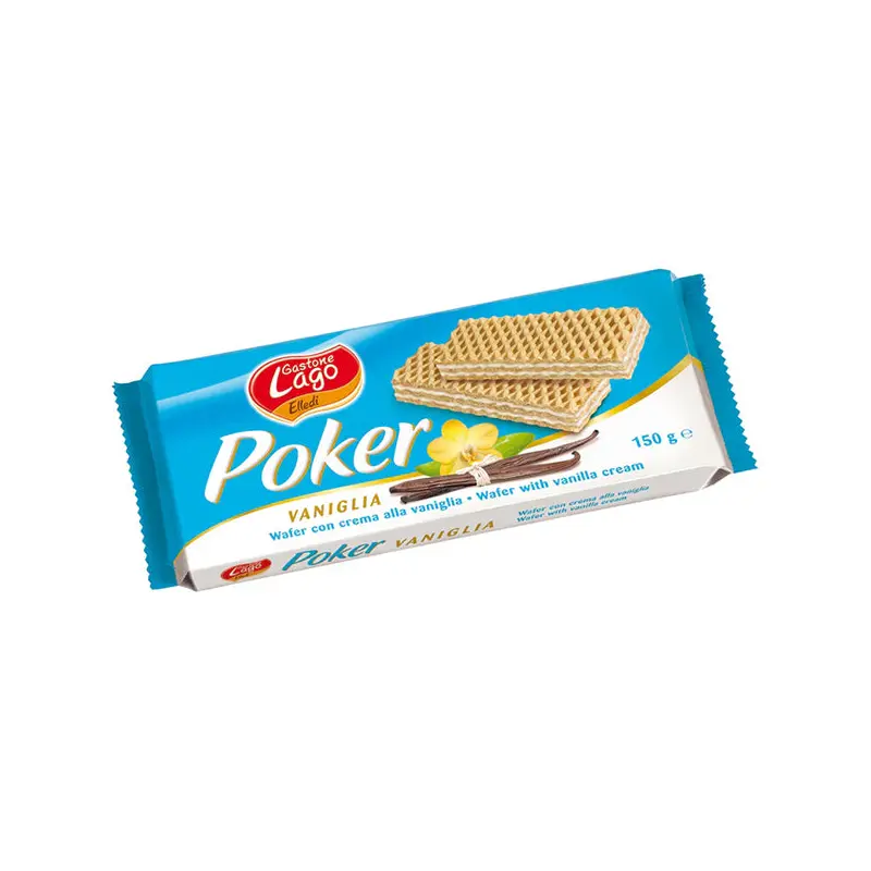 LAGO - POKER WAFER VANILLA 150GR