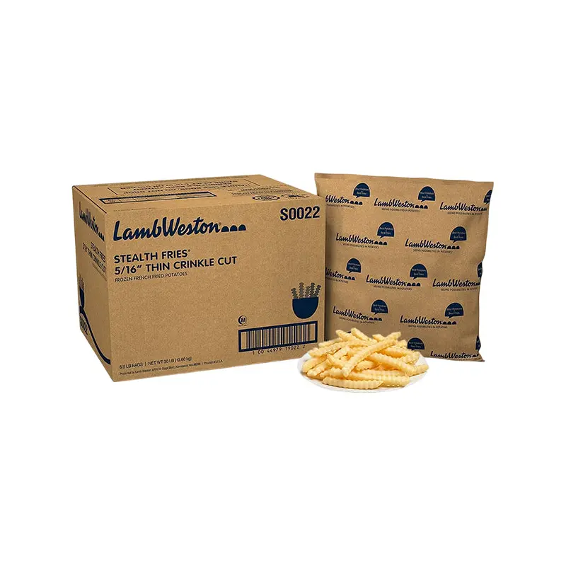 LAMB WESTON - STEALTH FRIES 5/16 THIN CRINKLE CUT 6x5 LB