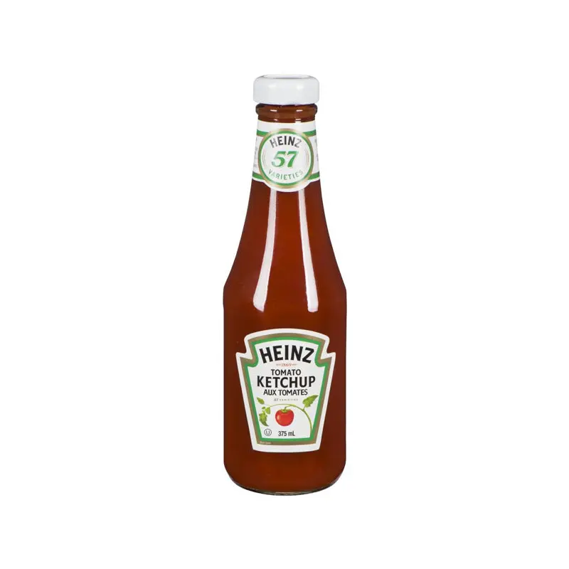 KRAFT HEINZ - TOMATO KETCHUP GLASS BOTTLE 375ML