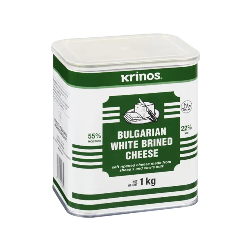 KRINOS - BULGARIAN WHITE BRINED SHEEPS MILK CHEESE 1KG