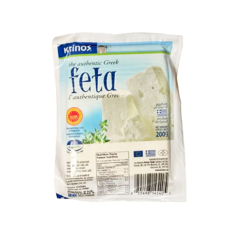 KRINOS - GREEK FETA CHEESE VACPAC 200GR