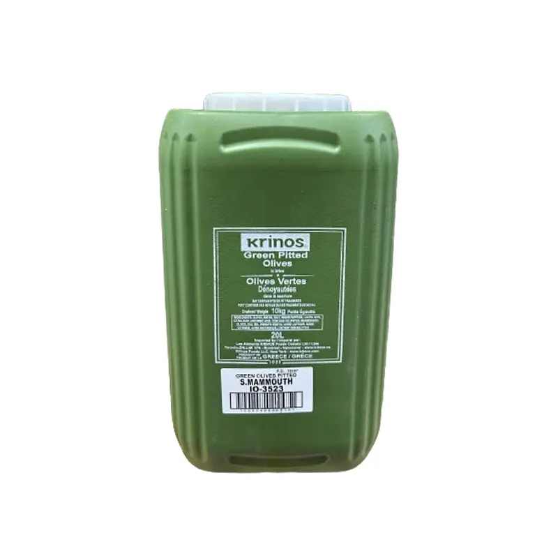 KRINOS - GREEN OLIVES PITTED MAMMOTH 10KG