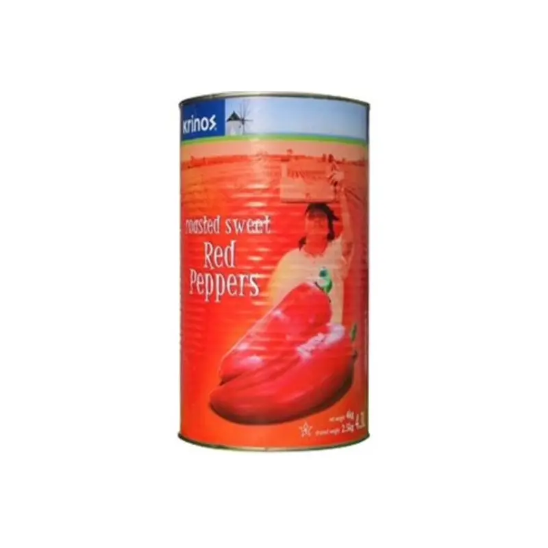 KRINOS - SWEET RED PEPPERS 4KG