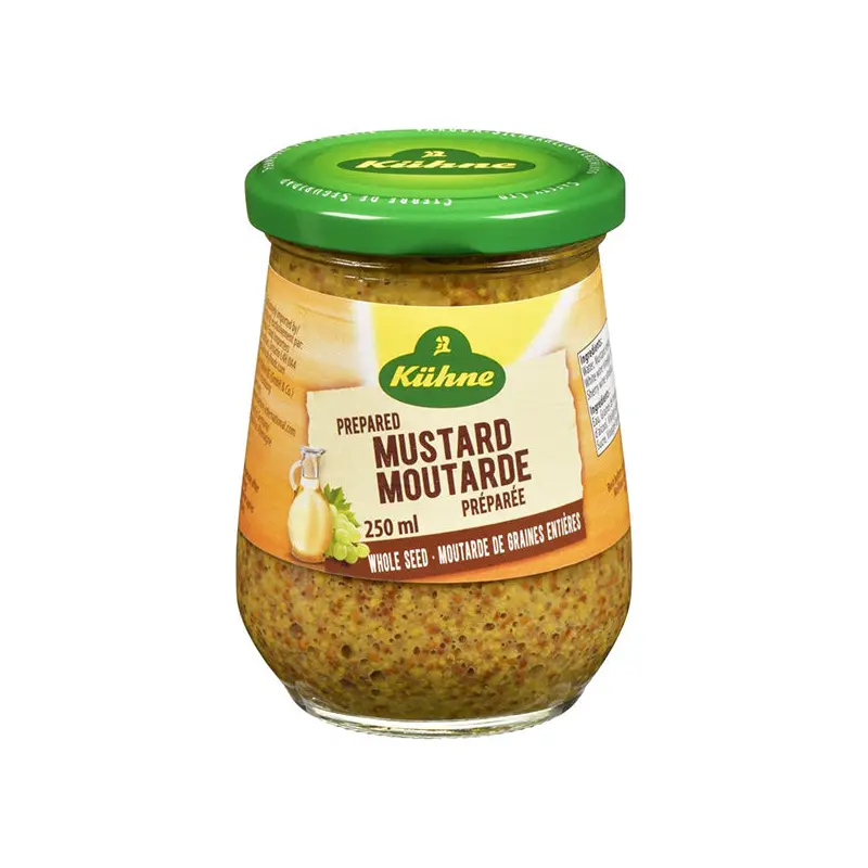 KUHNE - MUSTARD WHOLE GRAIN 250ML