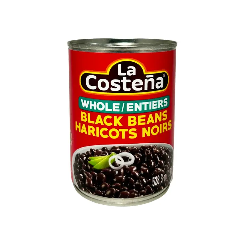 LA COSTENA - WHOLE BLACK BEANS 12x528 ML