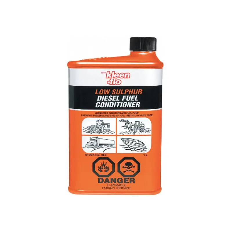 KLEEN-FLO - LOW SULPHUR DIESEL FUEL CONDITIONER 1LT