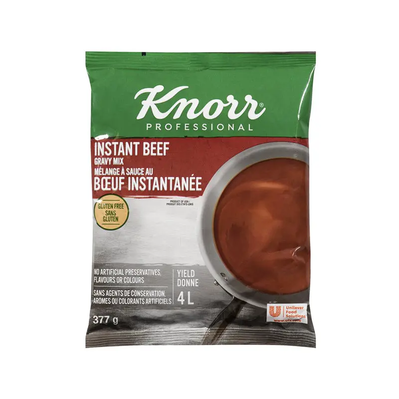 KNORR - BEEF GRAVY MIX 377GR