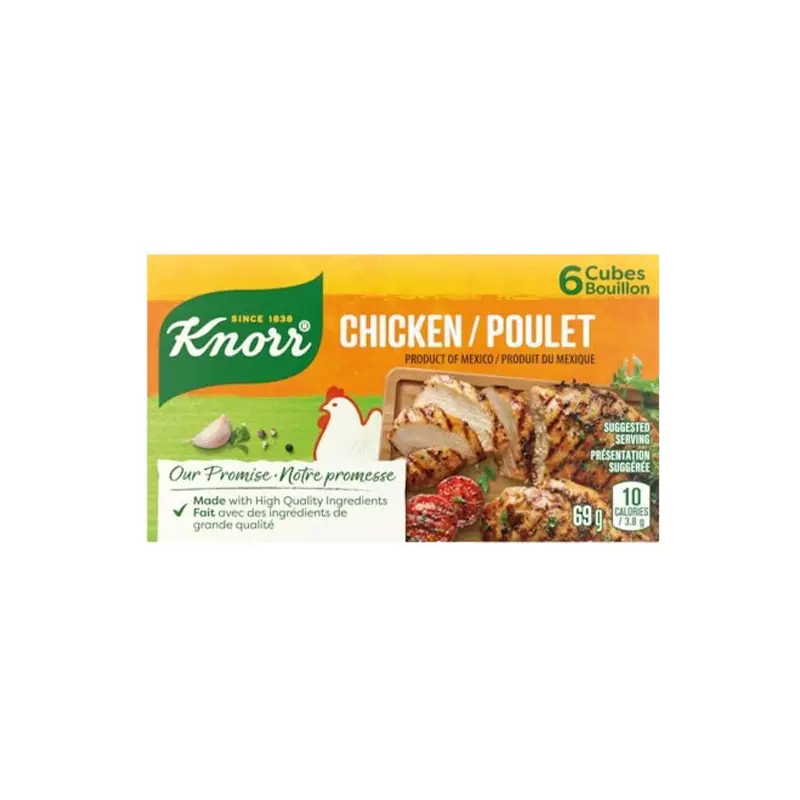 KNORR - CHICKEN BOUILLION CUBES 24x69 GR