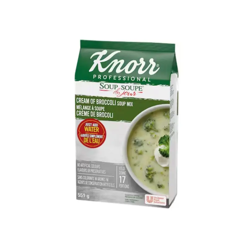 KNORR - SDJ CREAM OF BROCCOLI SOUP MIX 551GR