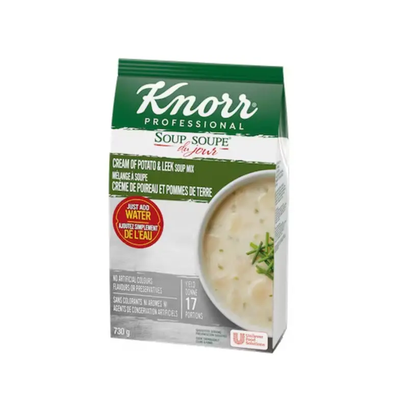 KNORR - SDJ CREAM POTATO LEEK SOUP 730GR