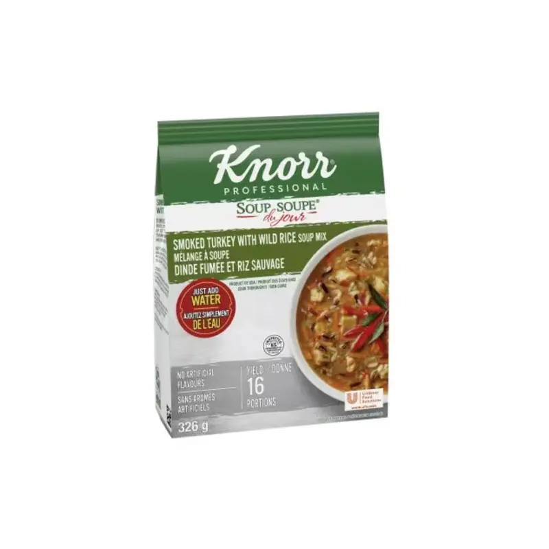 KNORR - SDJ TURKEY WILD RICE SOUP 326GR