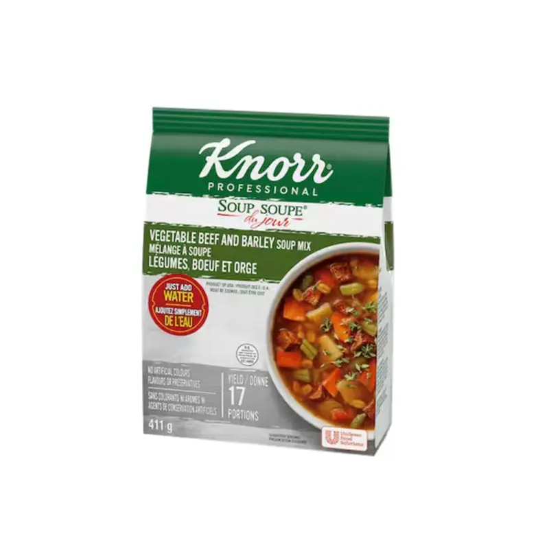 KNORR - SDJ VEG BEEF BARLEY SOUP 411GR