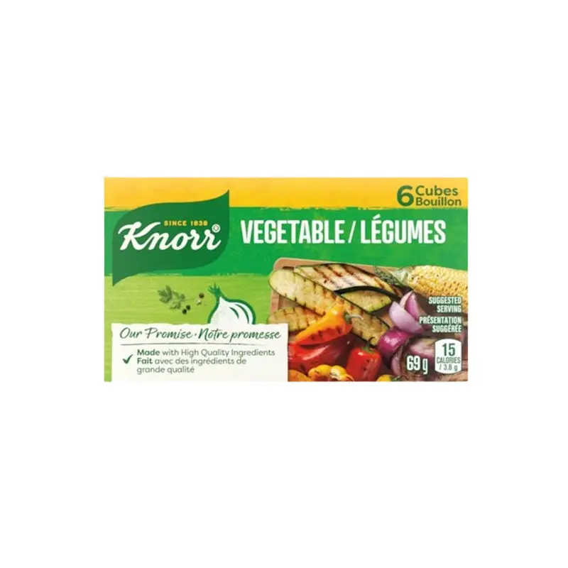 KNORR - VEGETABLE BOUILLION CUBES 69GR