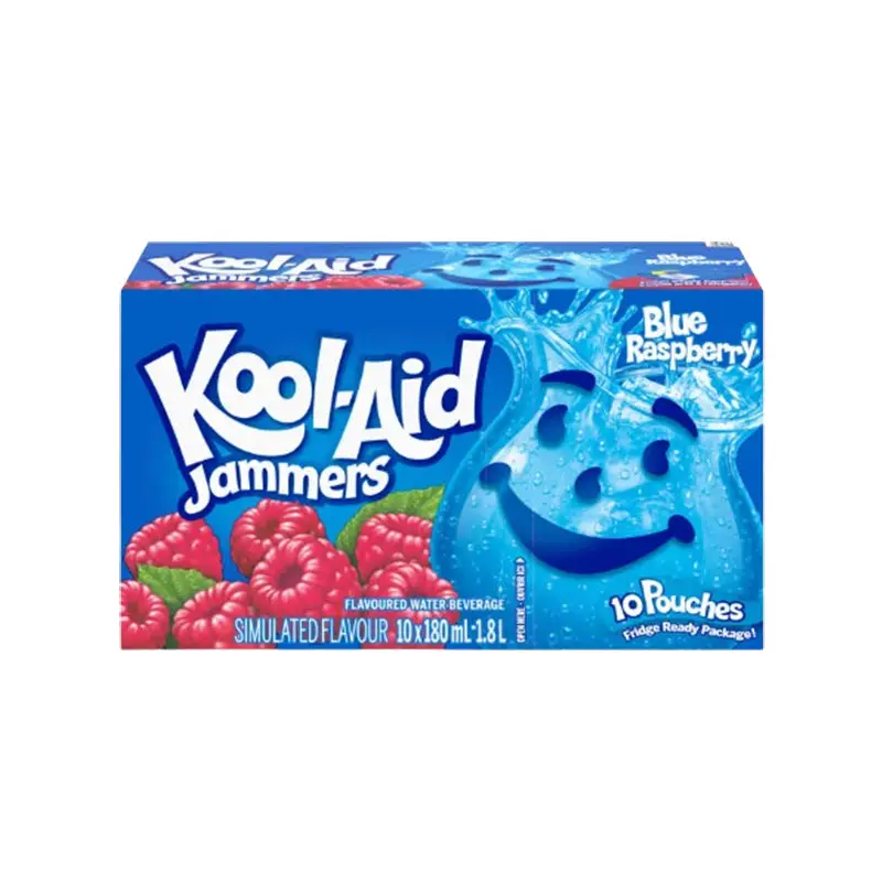 KOOL-AID - JAMMERS BLUE RASPBERRY 10x180 ML