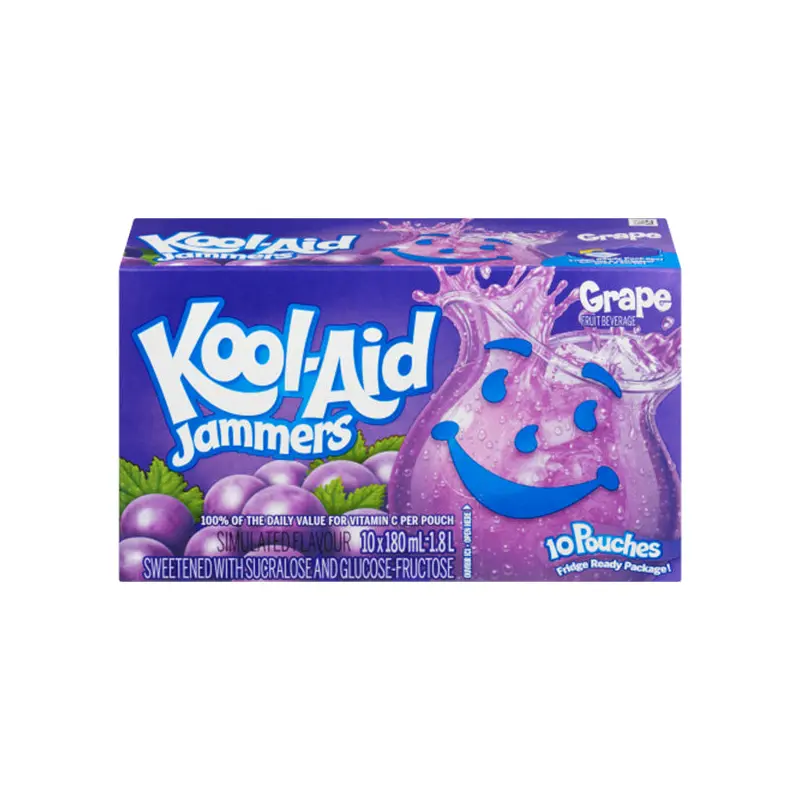 KOOL-AID - JAMMERS GRAPE 10x180ML
