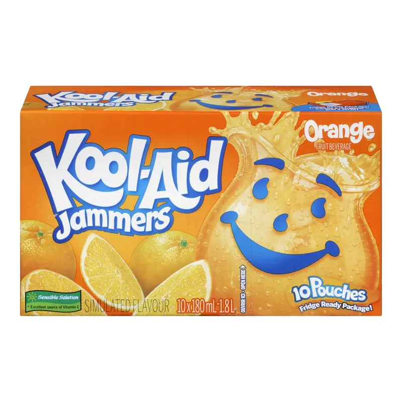 KOOL-AID - JAMMERS ORANGE 10x180 ML