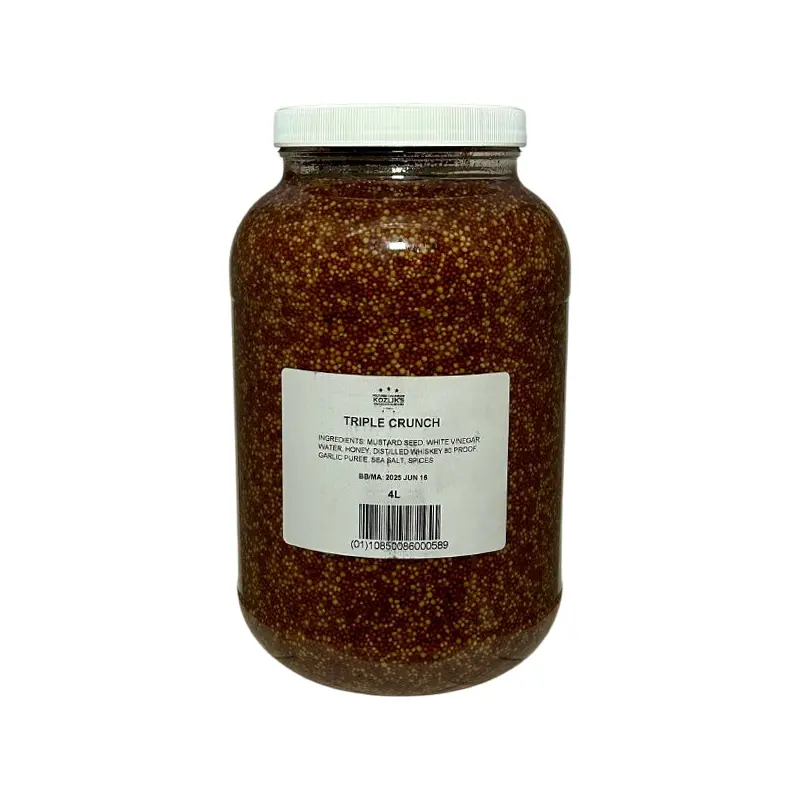 KOZLIKS - TRIPLE CRUNCH MUSTARD 4LT
