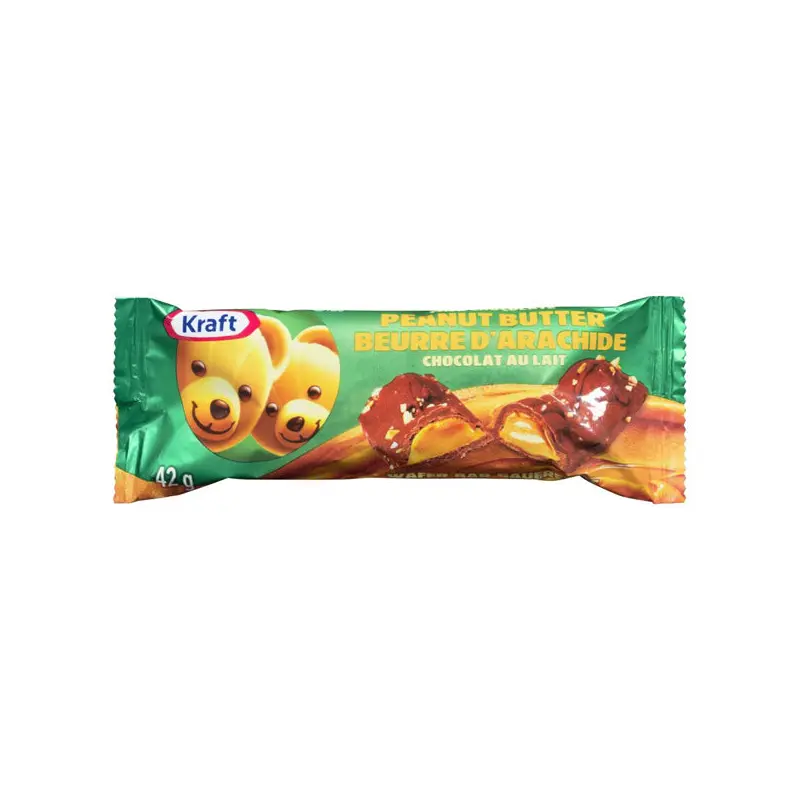 KRAFT - PEANUT BUTTER MILK CHOCO WAFER BAR 12x42 GR
