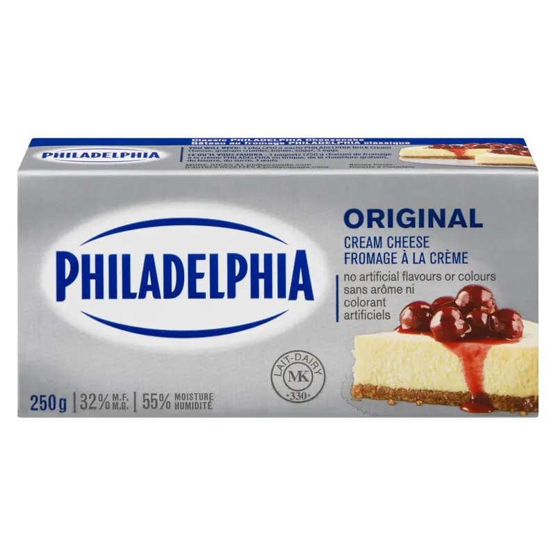 KRAFT - PHILADELPHIA CREAM CHEESE PLAIN BRICK 250GR