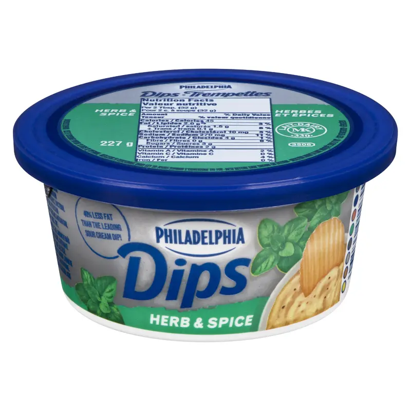 KRAFT - PHILADELPHIA HERB-SPICE DIP 227GR