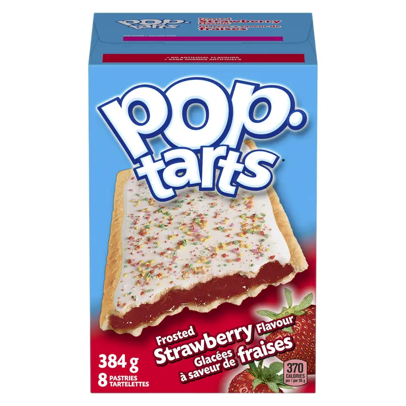 KELLOGG - POP TARTS FROSTED STRAWBERRY 384 GR