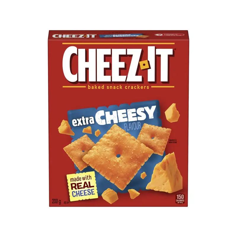 KELLOGGS - CHEEZ IT EXTRA CHEESY 200GR