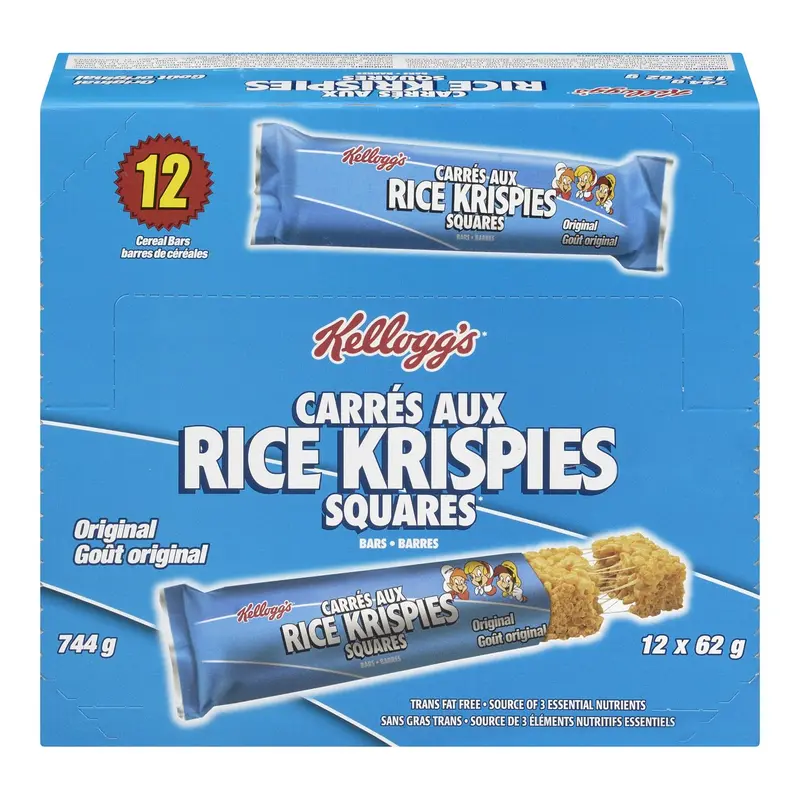 KELLOGGS - RICE KRISPIES BIG BAR 12x62 GR