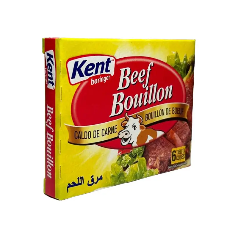 KENT BORINGER - BEEF FLAVORED CUBE BOUILLON 10 GR