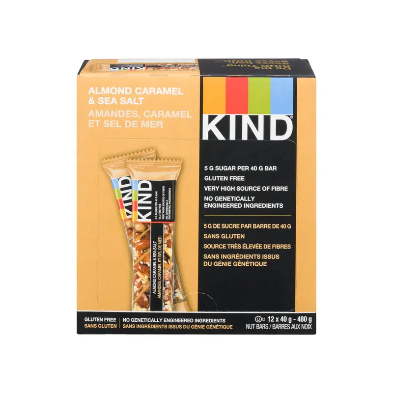 KIND BAR - ALMOND CARAMEL & SEA SALT 6x12x40 GR