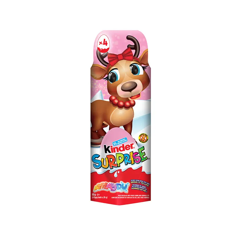 KINDER - VERTICAL PINK XMAS 30x80 GR